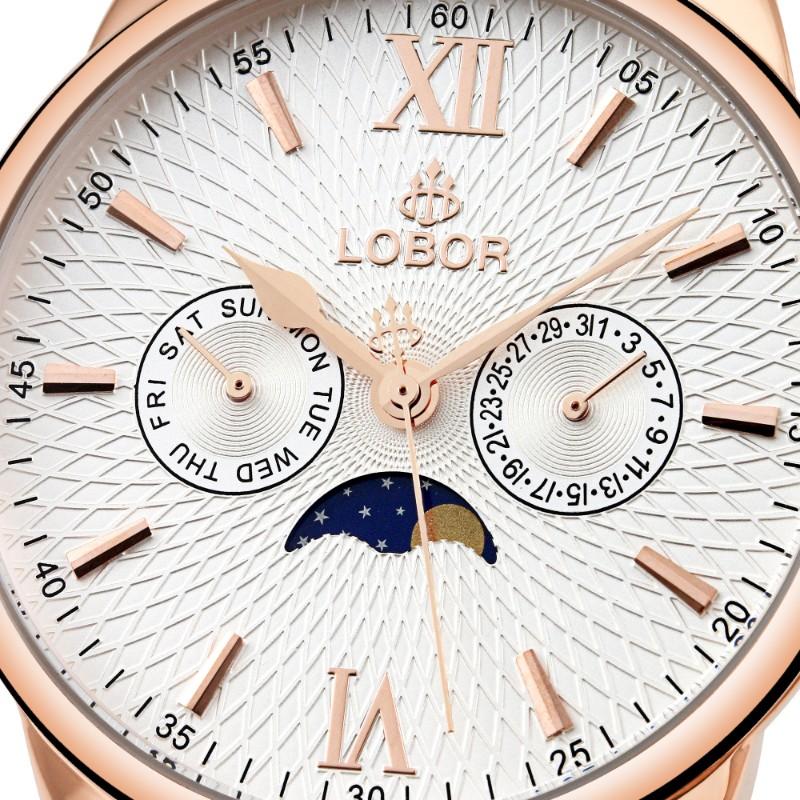 White moonphase watch