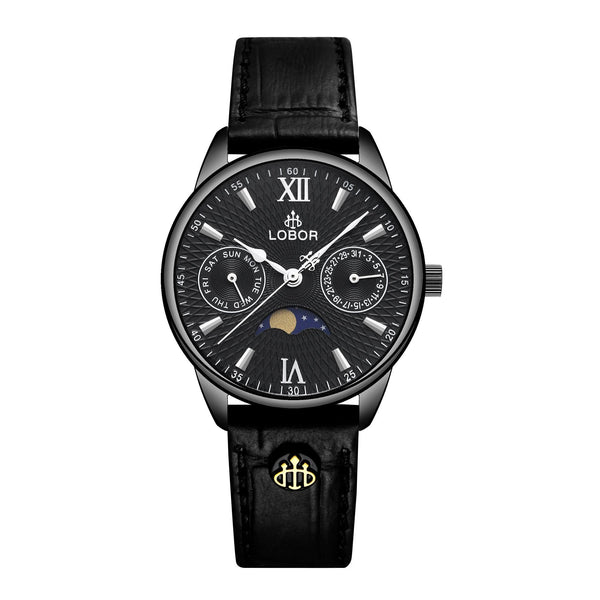 Black moonphase watch for women