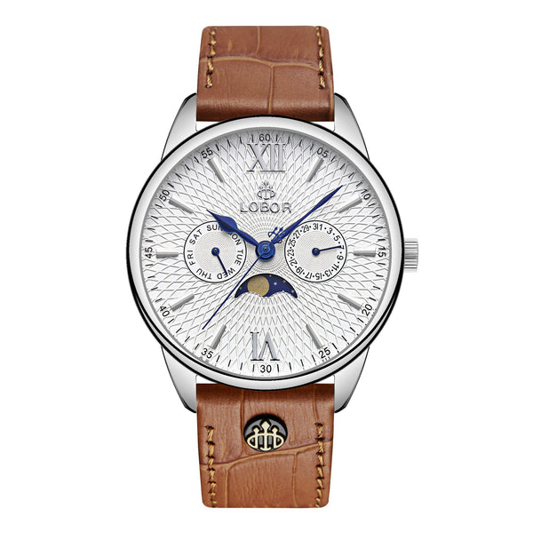 Brown moonphase watch for men 