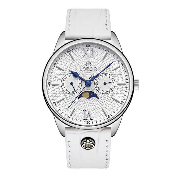 White moonphase watch for men