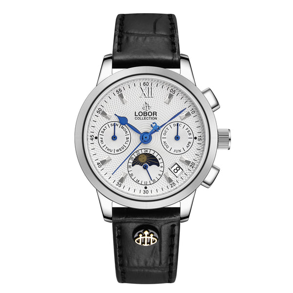 Black moonphase automatic watches  for women